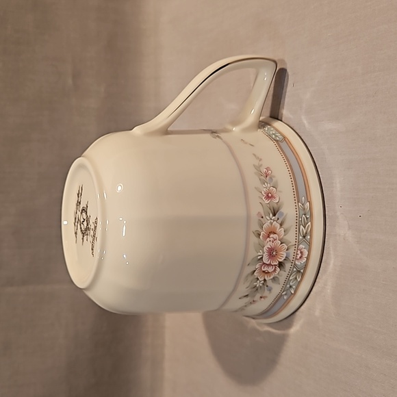 NEW Noritake Rothschild 7293 Flat Cup & Saucer Ivory China - Picture 12 of 16